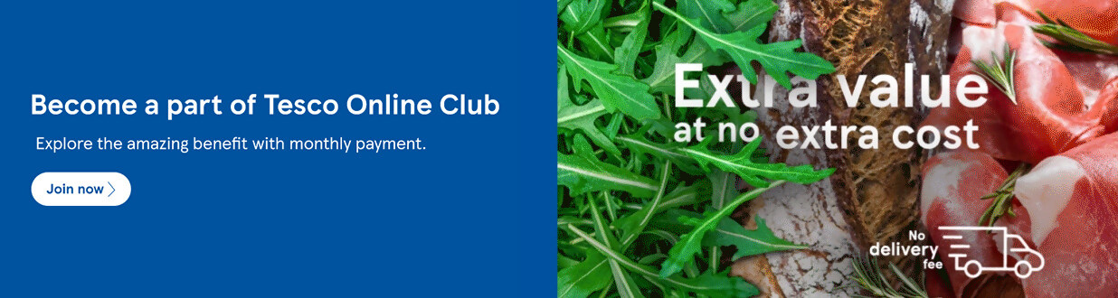 Become a part of Tesco Online Club