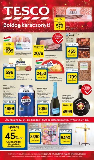 Tesco Katalógus - hipermarket - következő hét