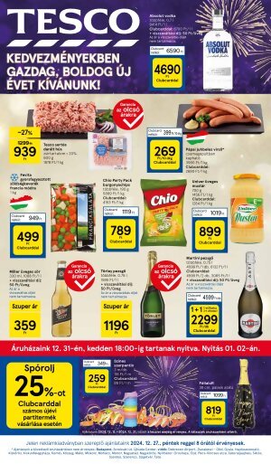 Tesco Katalógus - hipermarket - következő hét