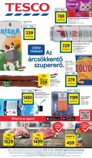 Tesco Katalógus - hipermarket - következő hét