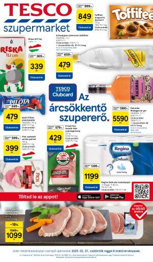 Tesco Katalógus - szupermarket - aktuális hét