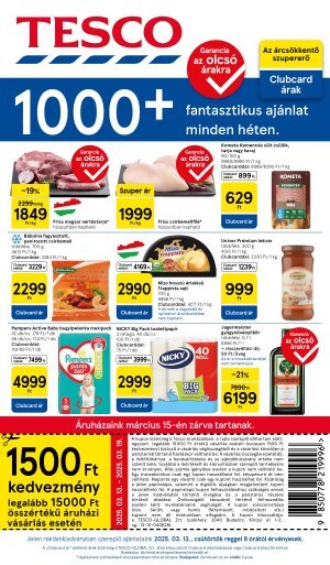 Tesco Katalógus - hipermarket - következő hét