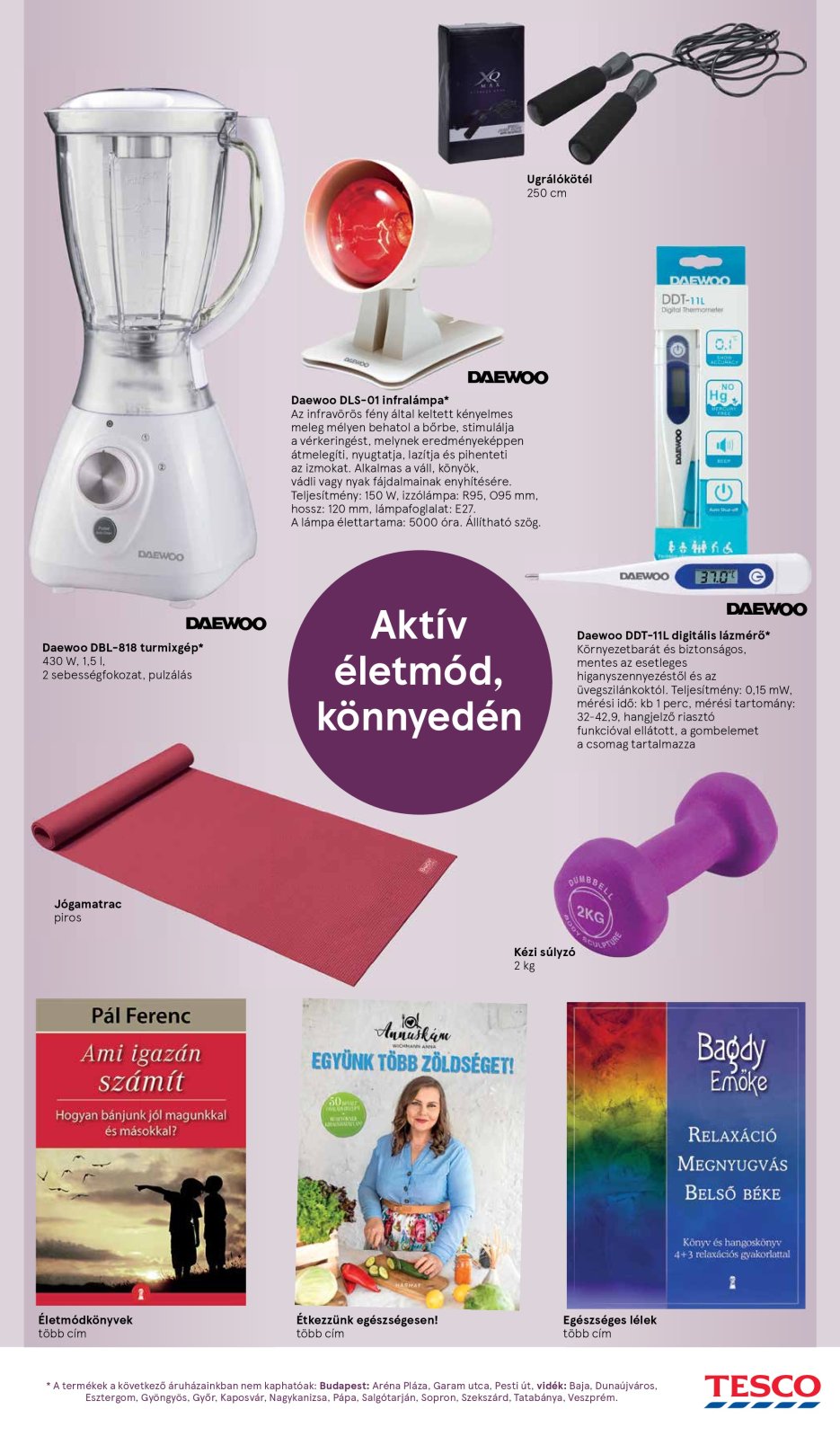 TESCO Campona Hipermarket Tesco katalógus Speciális táplálkozás