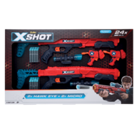 X-Shot 2Hawk Eye & 2Micro szivacslövő szett