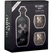 Bumbu XO rum ajándékcsomag 2 db pohárral