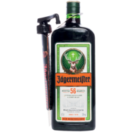 Jägermeister gyógynövénylikőr kézi adagolóval