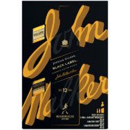 Johnnie Walker Black Label whisky ajándékcsomag