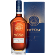 Metaxa 12* szeszes ital díszdobozban