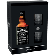 Jack Daniel's whiskey ajándékcsomag 2 db pohárral