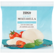 Tesco light Mozzarella sajt