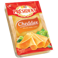 Président szeletelt Cheddar sajt