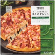 Tesco kövön sütött pizza