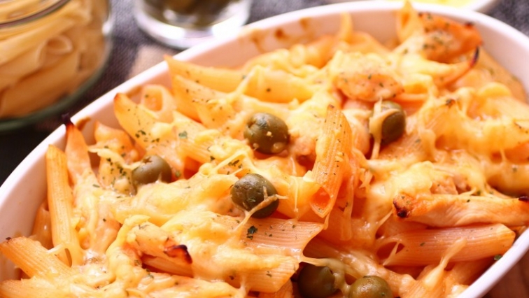 Penne paradicsomosan