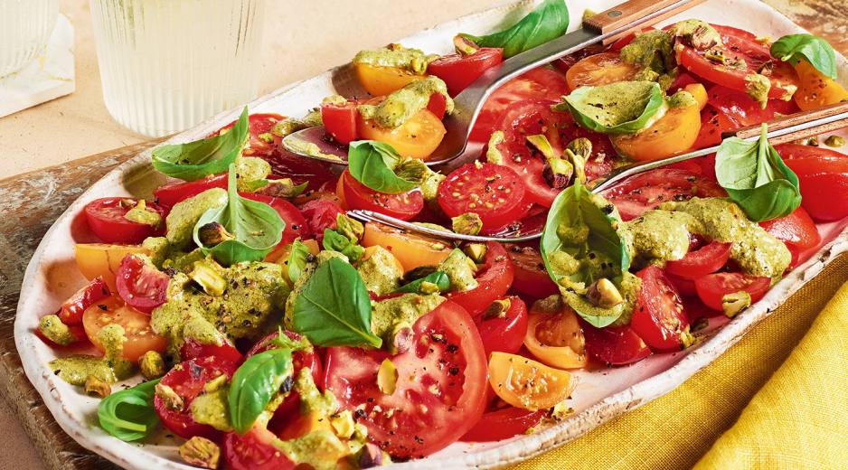 Szicíliai pisztácia pestó paradicsommal