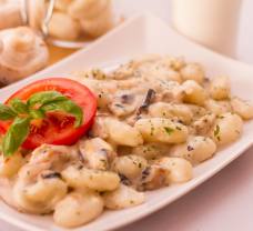 Tejszínes csirkés gnocchi