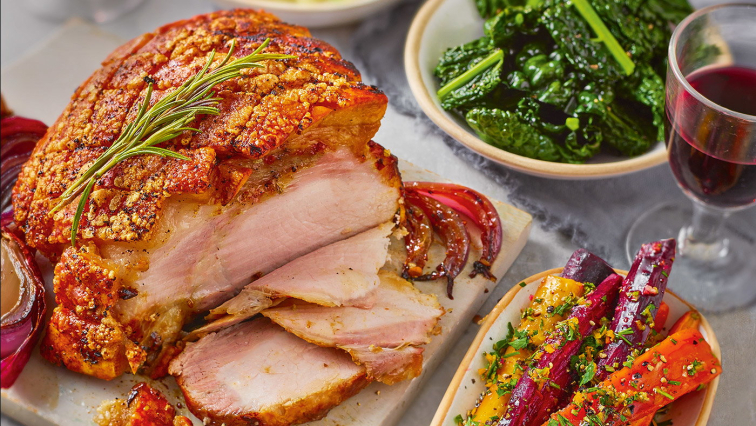 Ropogós bőrű sült sertésszűz 