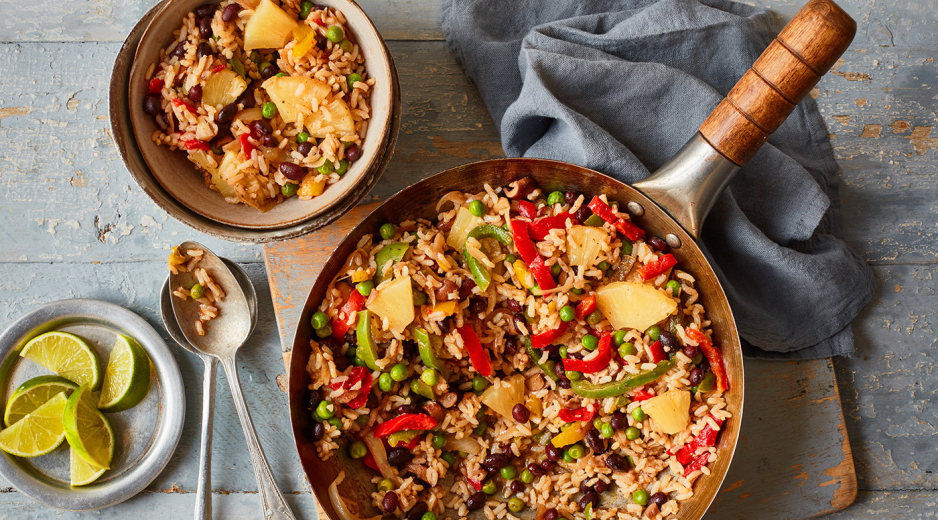 Jamaikai ananászos rizs