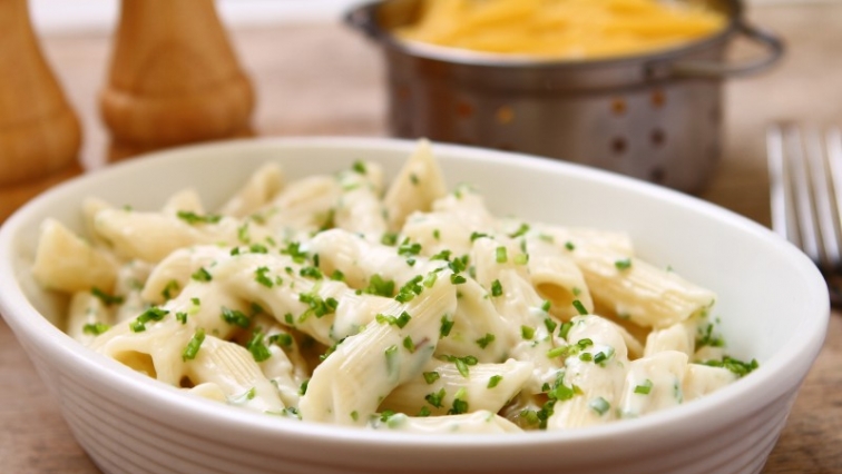 Krémsajtos penne