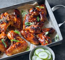 Koreai ragacsos csirkeszárny 