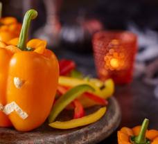 Három hozzávalós Halloween paprika mártogatós recept