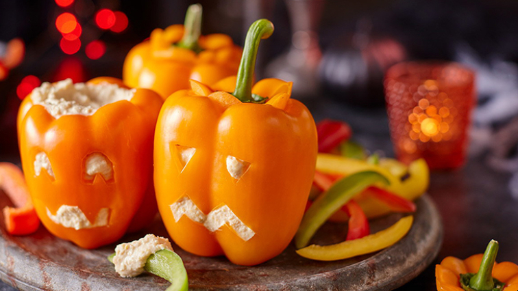 Három hozzávalós Halloween paprika mártogatós recept