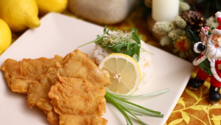 Rántott, fűszeres pangasius filé